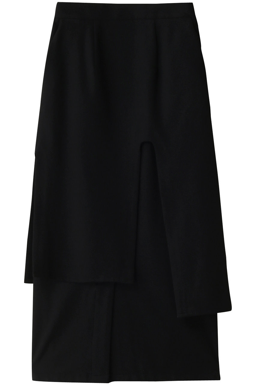 ナゴンスタンス　レイアードスカート　ブラック　Sサイズ　23AWロングスカート