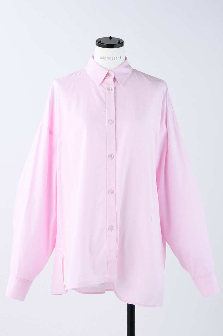 nagonstans 80オックス MIX hem SH/シャツ (Peach, M) ナゴンスタンス ELLE SHOP nagonstans 80オックス MIX hem SH/シャツ (Peach, M) ナゴンスタンス ELLE SHOP