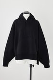 nagonstans(ナゴンスタンス)｜Hooded Knit PK/ニット/Black の通販