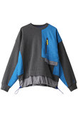 Sweat Woven Combi Crew/スウェット