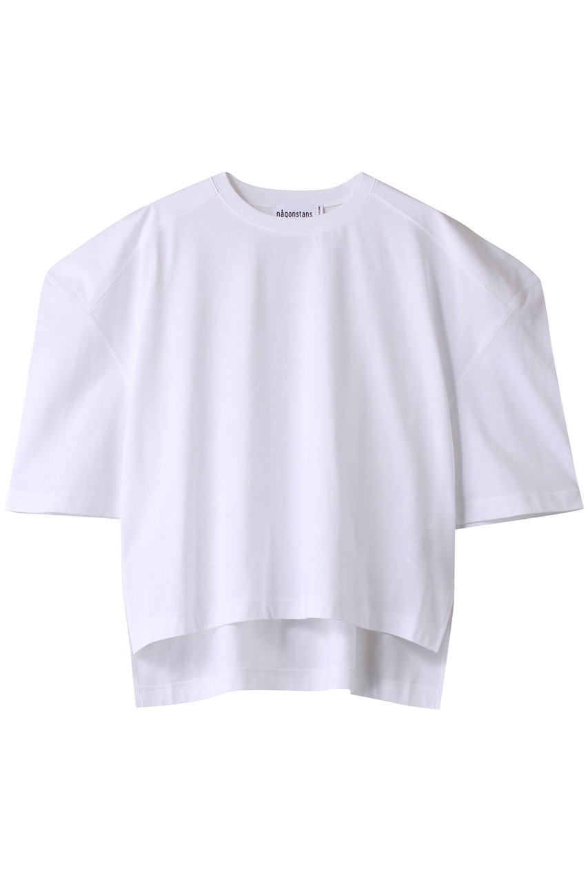 ナゴンスタンス/nagonstansのサイロ天竺 Square Sleeve  T/SH Tシャツ(Salt/470HS880-1330)