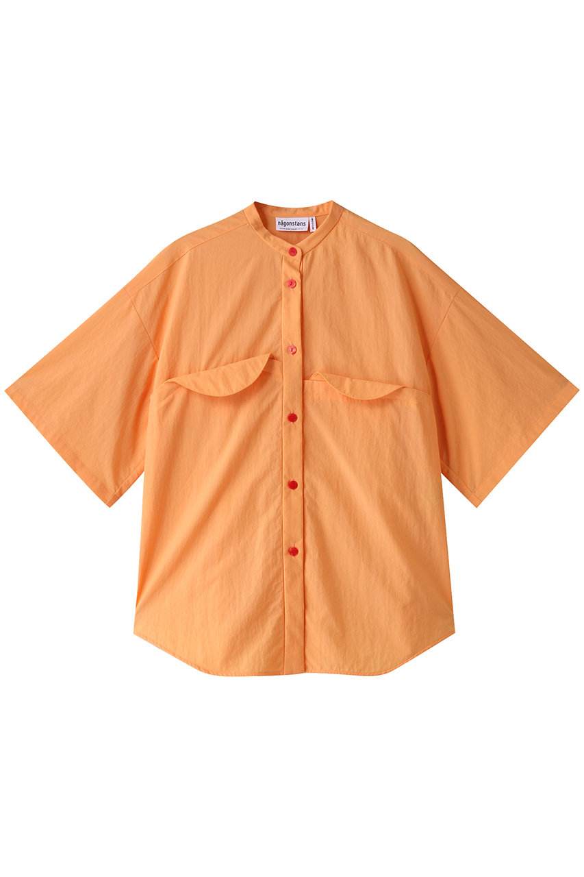 nagonstans ソフトシェルタフタ SH/シャツ (Papaya, M) ナゴンスタンス ELLE SHOP nagonstans ソフトシェルタフタ SH/シャツ (Papaya, M) ナゴンスタンス ELLE SHOP