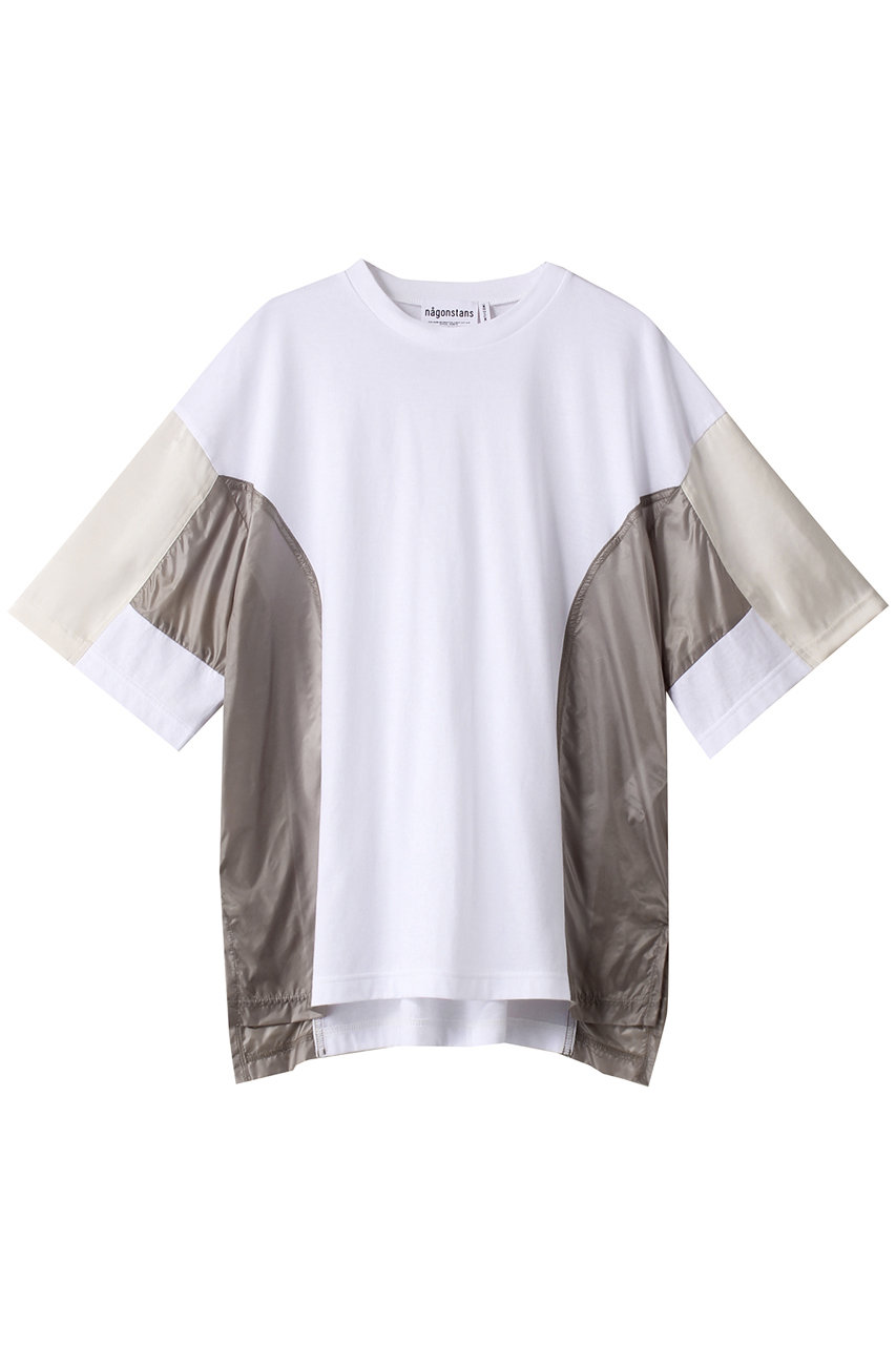 ナゴンスタンス/nagonstansのMix Fabric Combi T/SH Tシャツ(Salt/470HS480-1300)