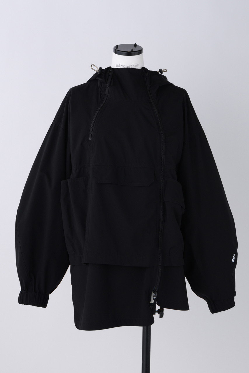 ナゴンスタンス/nagonstansの2.5レイヤータフタ W zip pk JK/ジャケット(Black/470HA830-0000)