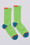 Rib Combi Socks/ソックス ナゴンスタンス/nagonstans Lime