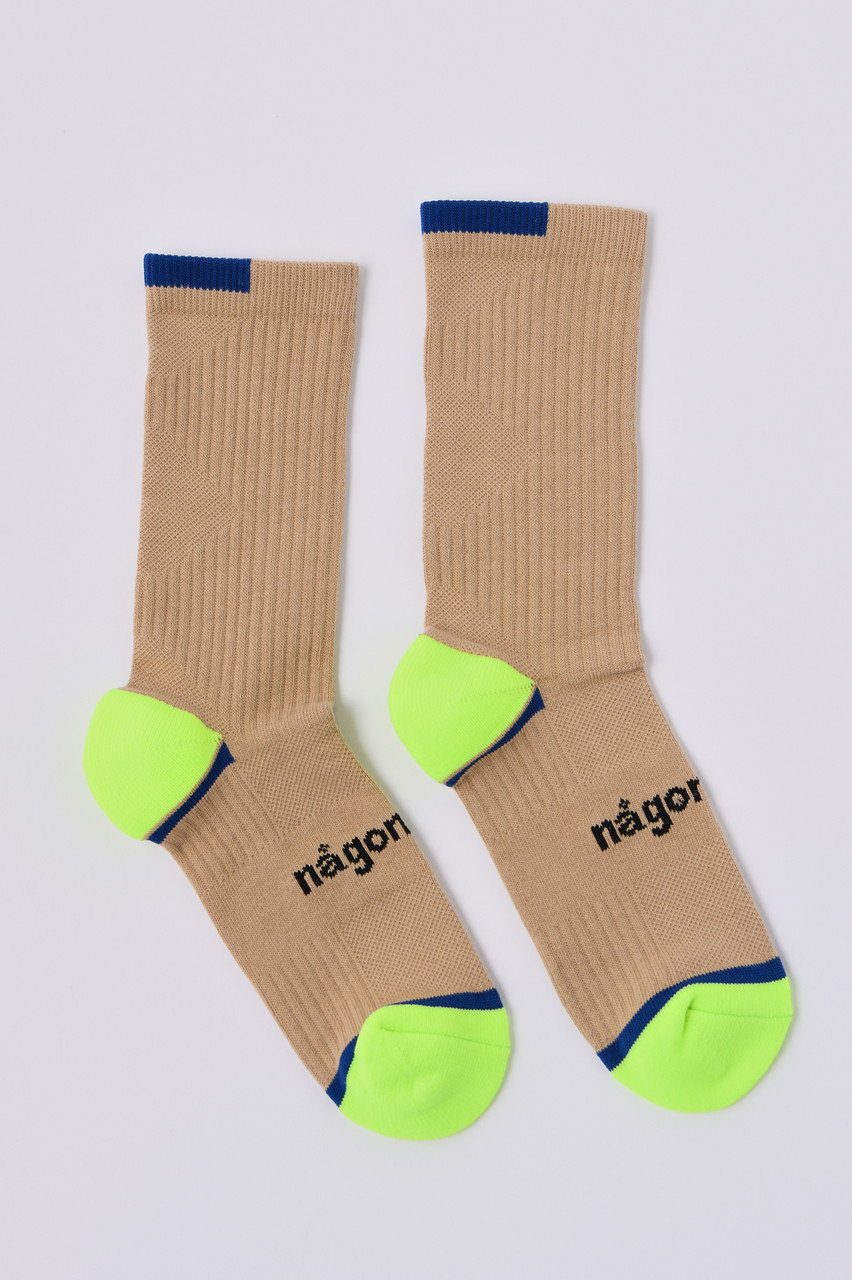 ナゴンスタンス/nagonstansのRib Combi Socks/ソックス(Sand/470HA456-0780)