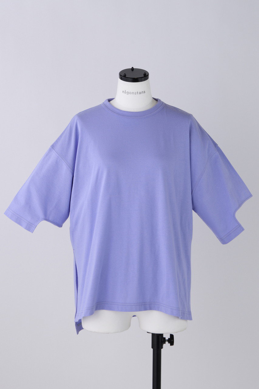 nagonstans ソフト天竺 Sleeve design Tシャツ (Lilac, M) ナゴンスタンス ELLE SHOP nagonstans ソフト天竺 Sleeve design Tシャツ (Lilac, M) ナゴンスタンス ELLE SHOP