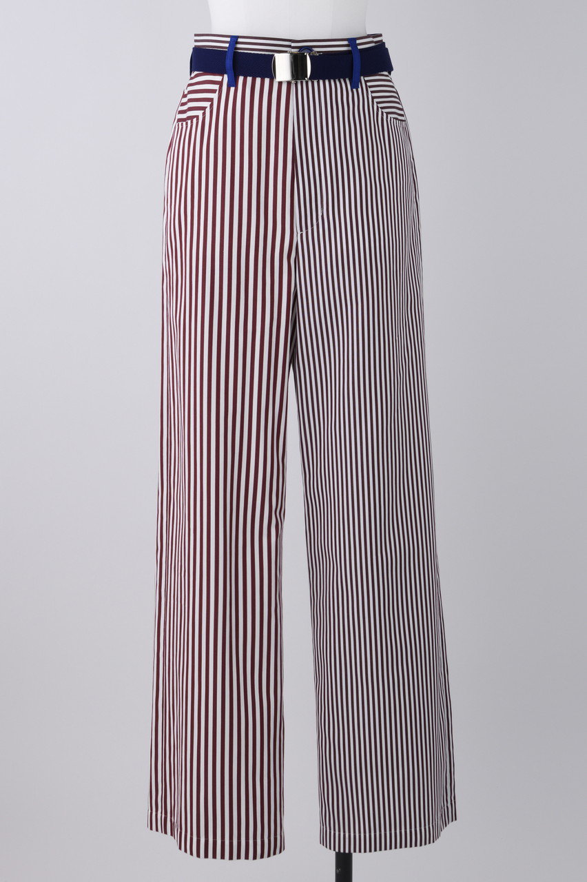 Stripe ベルトワイド PT/パンツ