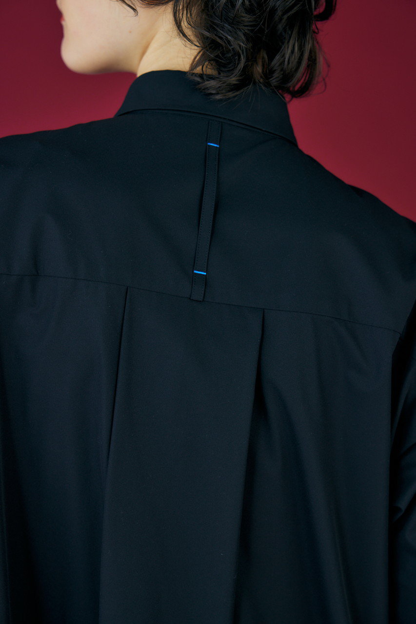 nagonstans Water Repellent 5分袖 シャツドレス nagonstans(ナゴンスタンス)｜Water Repellent ストレッチ 5分袖