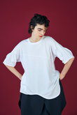 ナゴンスタンス nagonstans　カットソー　Tシャツ nagonstans(ナゴンスタンス)｜tuck t-shirt/Chili の通販｜ELLESHOP