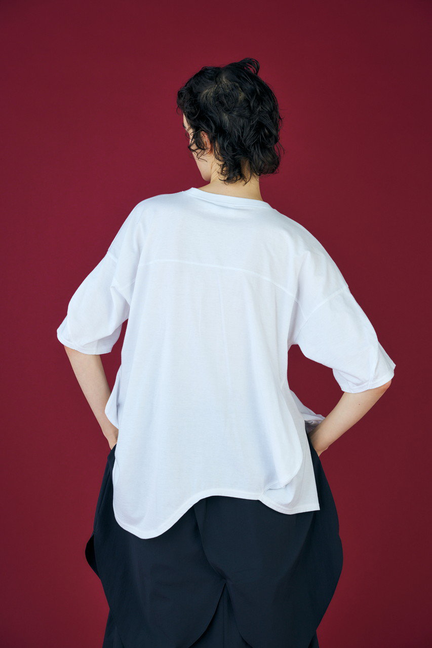 ソフト天竺 Sleeve design Tシャツ　nagonstans nagonstans(ナゴンスタンス)｜ソフト天竺 ルーズT/SH Tシャツ