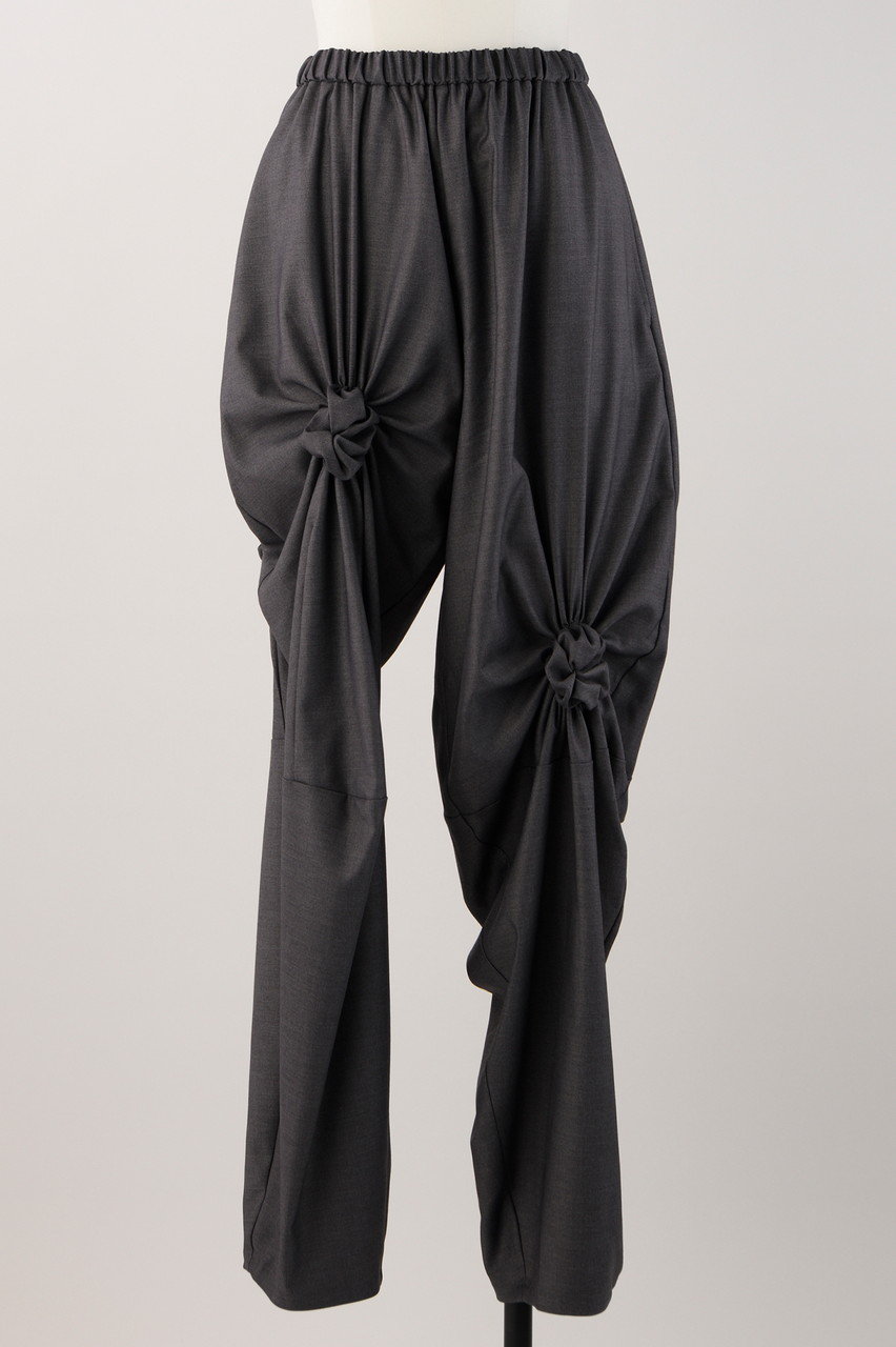 nagonstans TRギャバ Angle Knot PT/パンツ (Stone, S) ナゴンスタンス ELLE SHOP nagonstans TRギャバ Angle Knot PT/パンツ (Stone, S) ナゴンスタンス ELLE SHOP