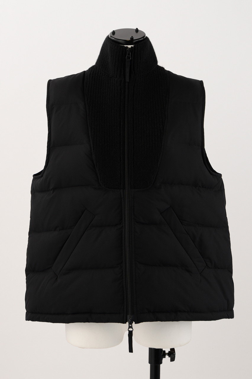 nagonstans(ナゴンスタンス)｜Water Repellentストレッチ Zip VEST/ベスト/Black  の通販｜ELLESHOP・(エル・ショップ)