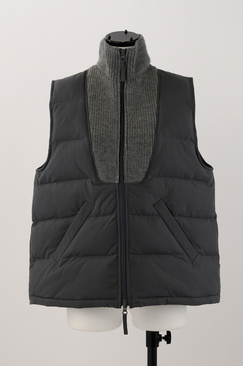 nagonstans Water Repellentストレッチ Zip VEST/ベスト (Cement, M) ナゴンスタンス ELLE SHOP nagonstans Water Repellentストレッチ Zip VEST/ベスト (Cement, M) ナゴンスタンス ELLE SHOP