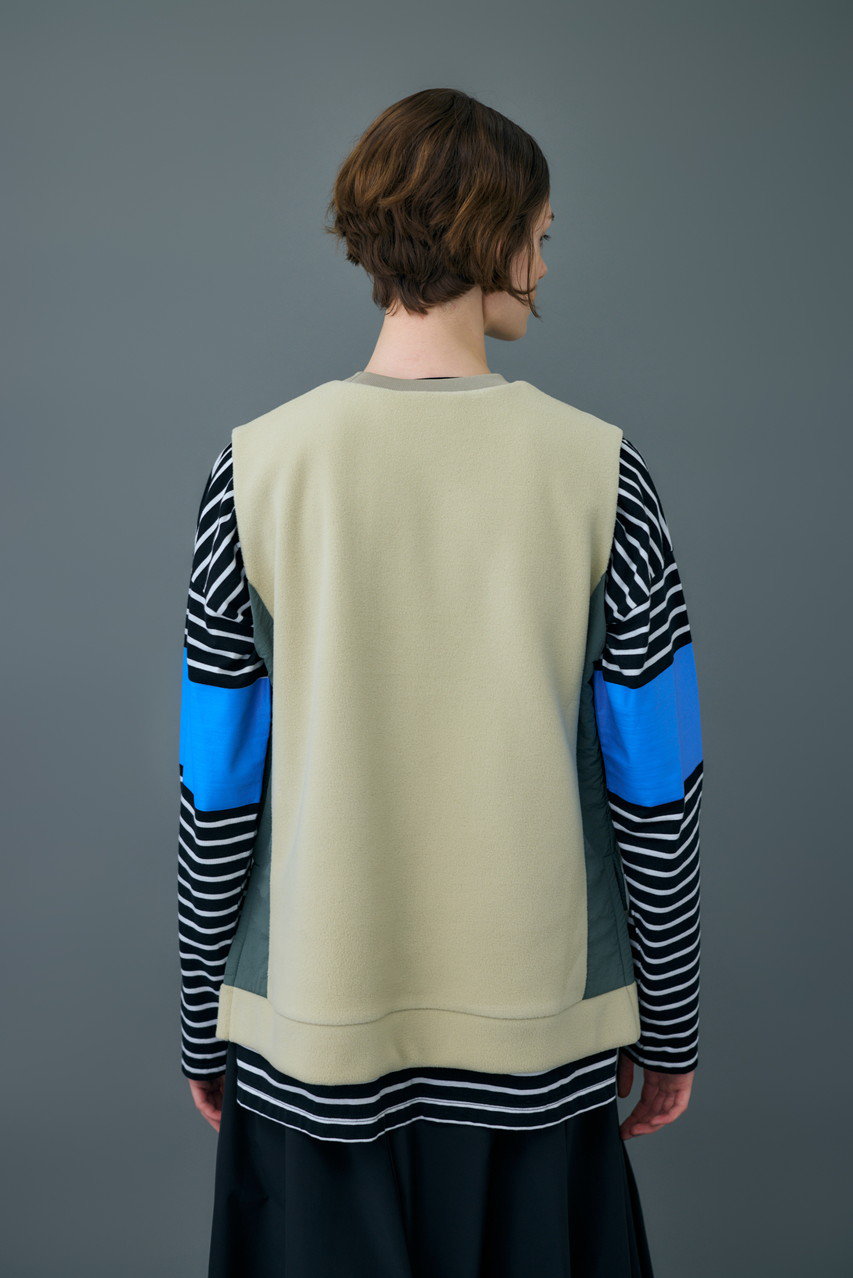 nagonstans(ナゴンスタンス)｜マイクロフリース ベスト/Mushroom の