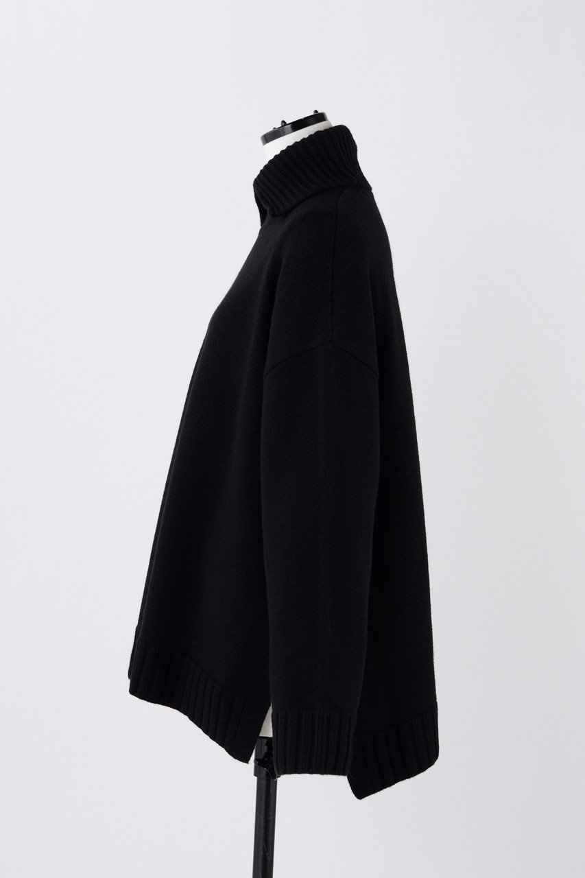 nagonstans(ナゴンスタンス)｜SHカラーニットP.O/プルオーバー/Black