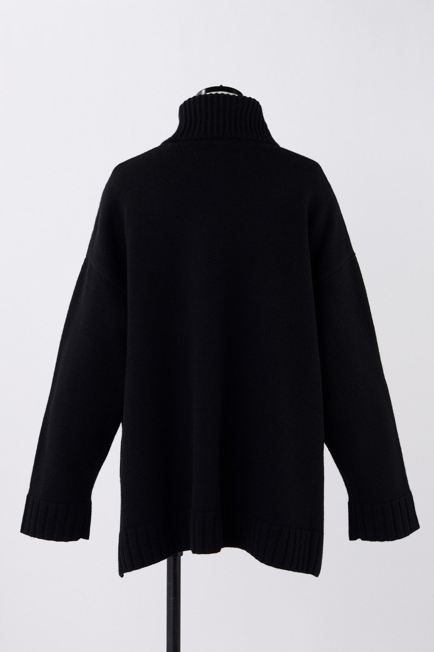 nagonstans(ナゴンスタンス)｜SHカラーニットP.O/プルオーバー/Black