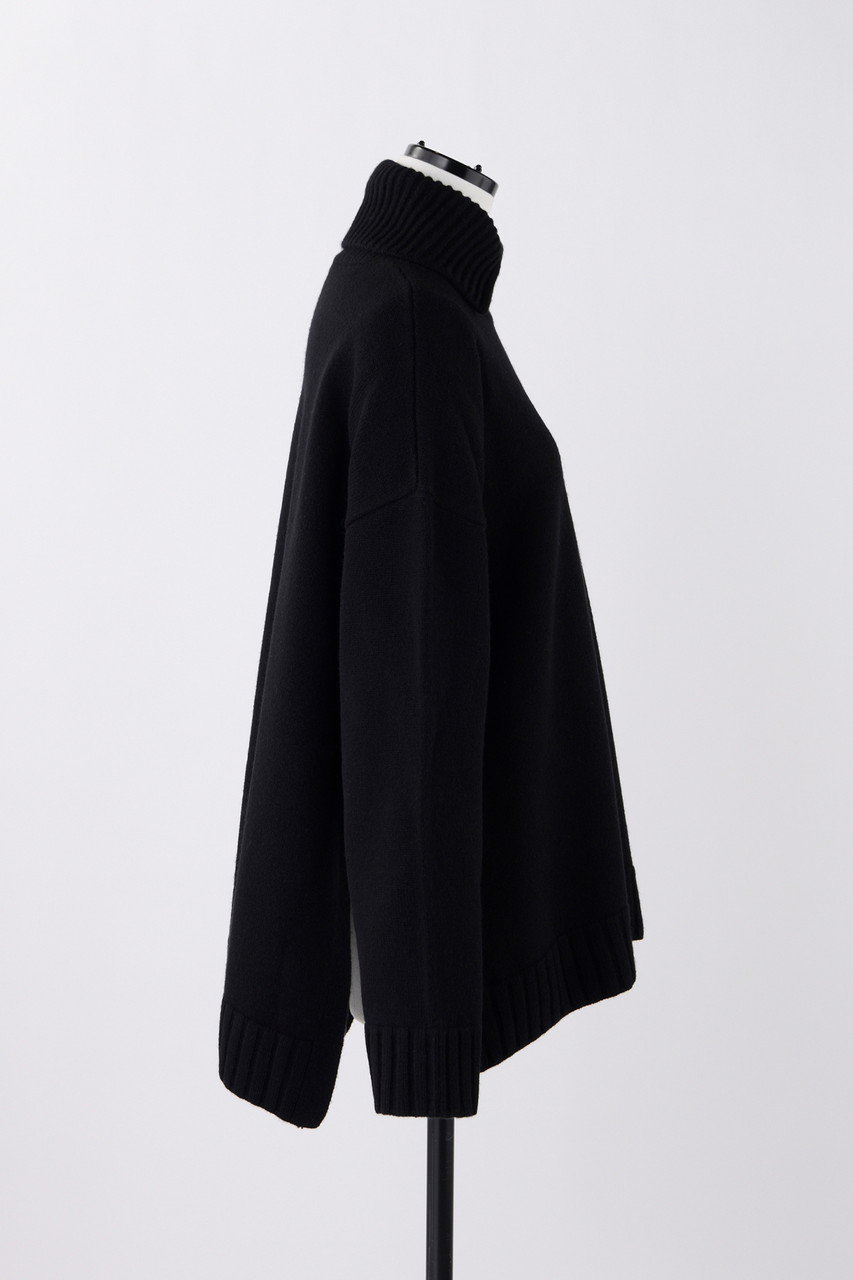 nagonstans(ナゴンスタンス)｜SHカラーニットP.O/プルオーバー/Black