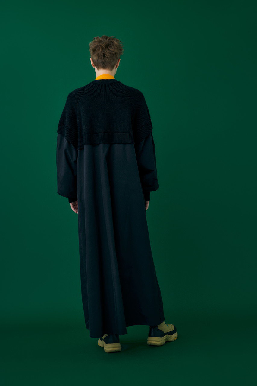 nagonstans Knit Combi DRS/ドレス　ワンピース nagonstans(ナゴンスタンス)｜Knit Combi DRS/ドレス/Black の通販