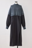 nagonstans Knit Combi DRS/ドレス　ワンピース nagonstans(ナゴンスタンス)｜Knit Combi DRS/ドレス/Black の通販