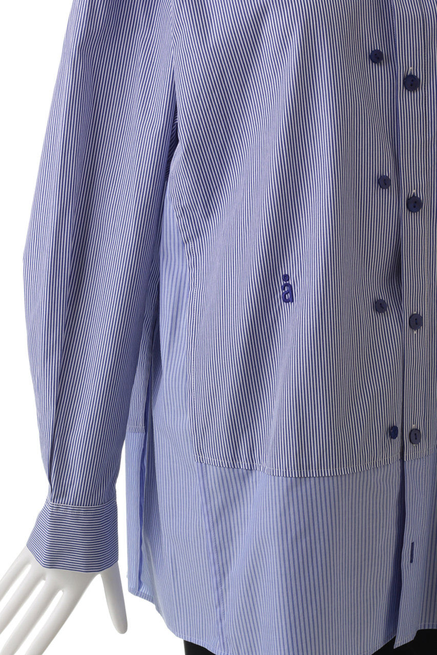 着用1回 nagonstans ナゴンスタンス ボリュームスリーブシャツ M asymmetry shirt｜nagonstans（ナゴンスタンス）正規取り扱い