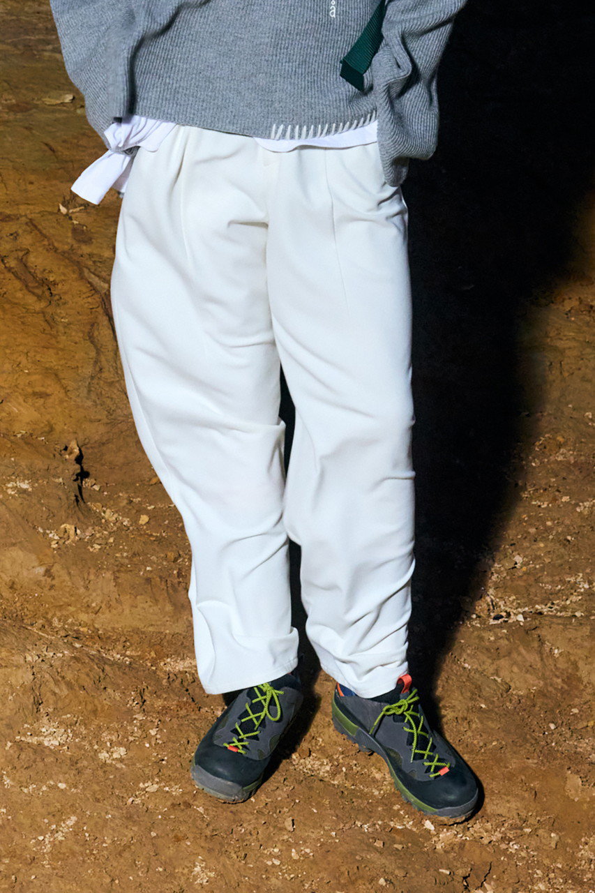 nagonstans テーパードパンツ　新品‼️ nagonstans(ナゴンスタンス)｜ソフトウォームクロス Basic テーパード