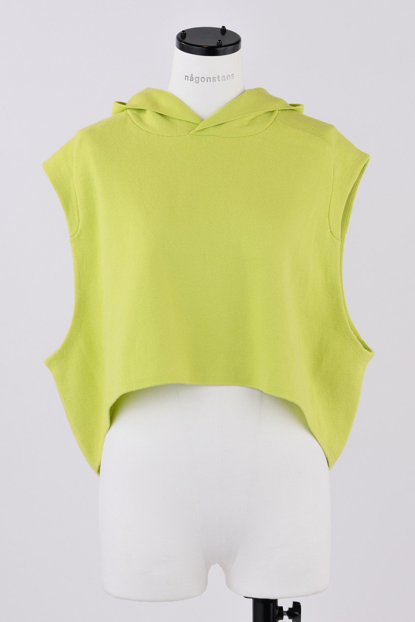 ナゴンスタンス/nagonstansの【12/4 12:00販売開始】Hoodie vest/ベスト(Lime/470IS870-0421)