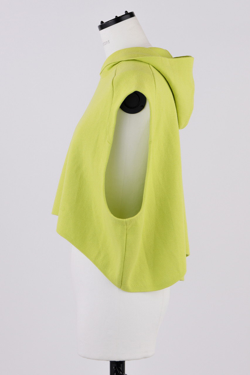 nagonstans(ナゴンスタンス)｜Hoodie vest/ベスト/Lime の通販