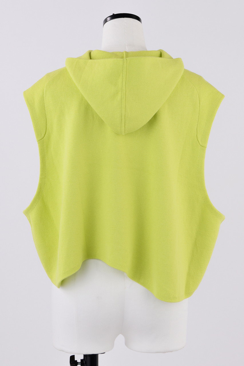 nagonstans(ナゴンスタンス)｜Hoodie vest/ベスト/Lime の通販