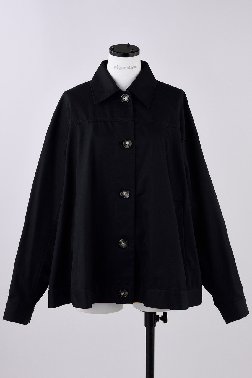 nagonstans ダブルクロスストレッチ フレアJK/ジャケット (Black, M) ナゴンスタンス ELLE SHOP nagonstans ダブルクロスストレッチ フレアJK/ジャケット (Black, M) ナゴンスタンス ELLE SHOP