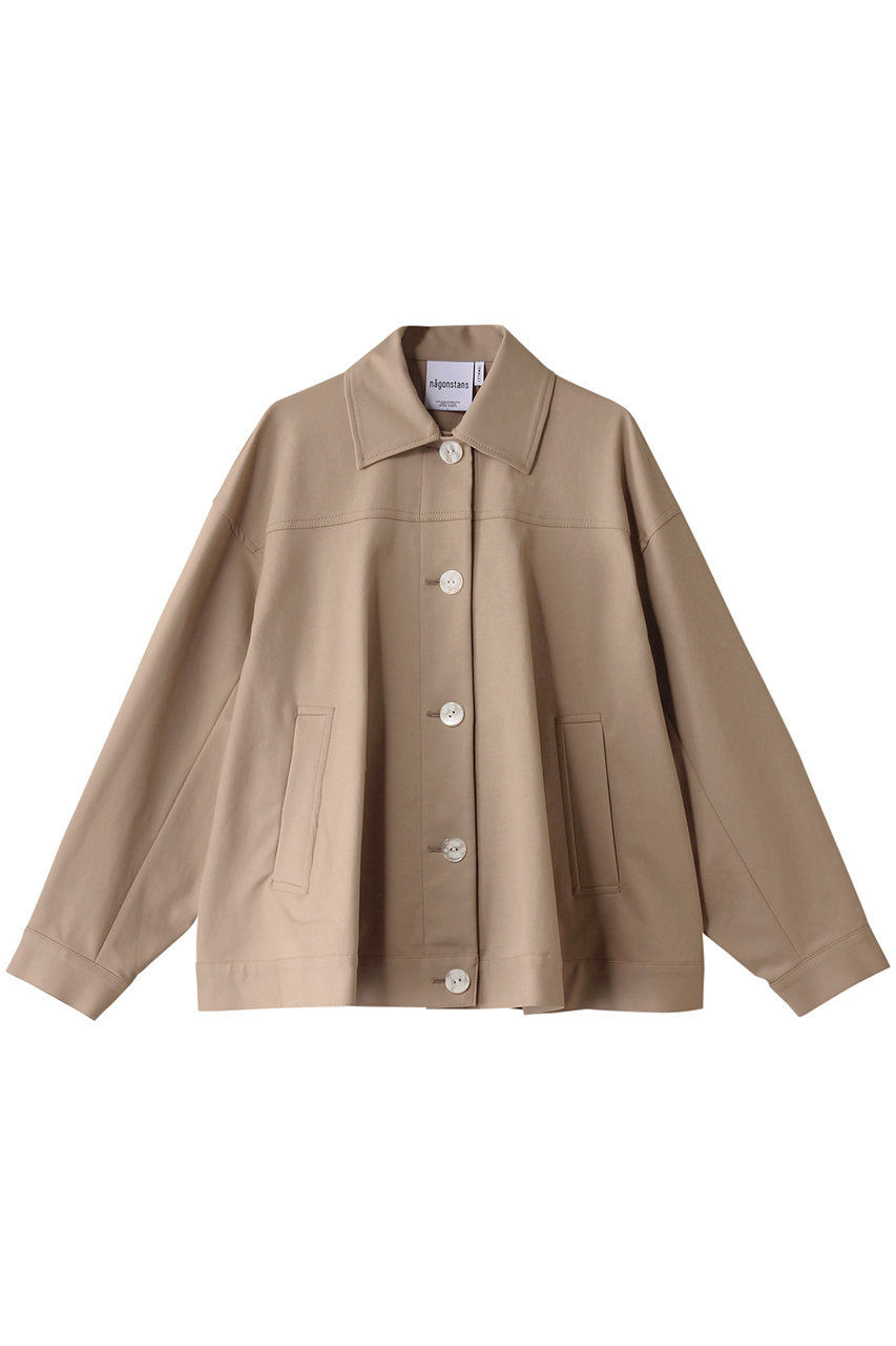 nagonstans ダブルクロスストレッチ フレアJK/ジャケット (Sand, S) ナゴンスタンス ELLE SHOP nagonstans ダブルクロスストレッチ フレアJK/ジャケット (Sand, S) ナゴンスタンス ELLE SHOP