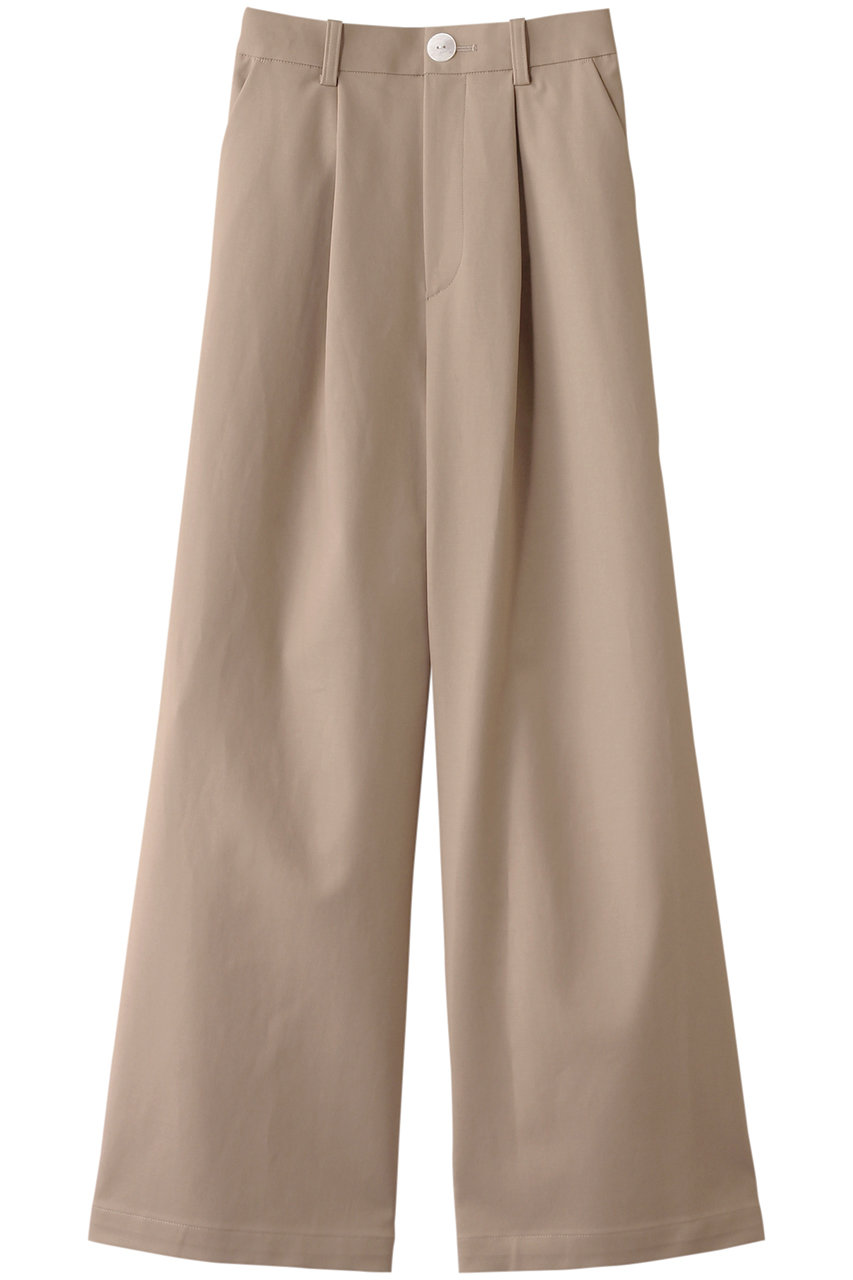 nagonstans ダブルクロスストレッチ タック PT/パンツ (Sand, S) ナゴンスタンス ELLE SHOP nagonstans ダブルクロスストレッチ タック PT/パンツ (Sand, S) ナゴンスタンス ELLE SHOP