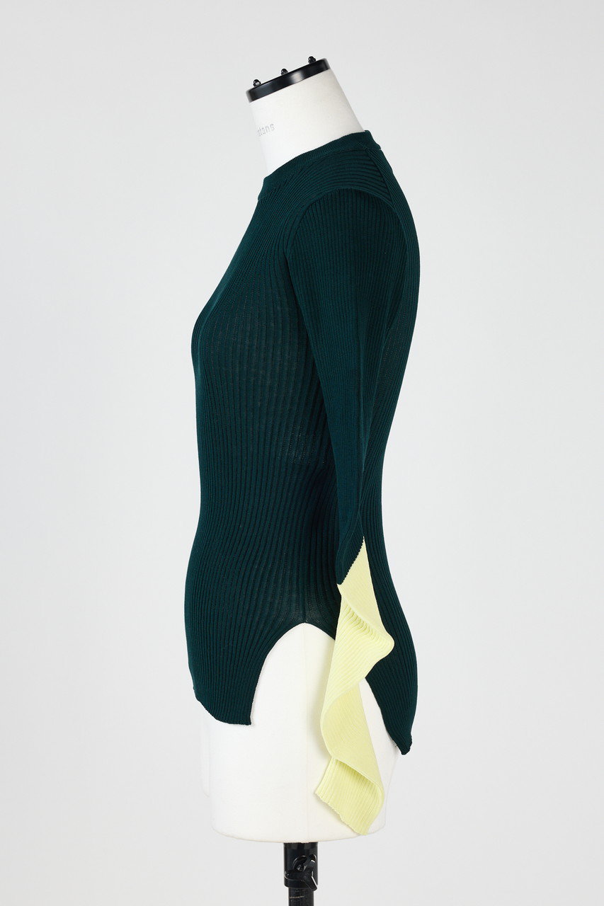 9値下げ中　23SS　ナゴンスタンス　カーブスリーブカーディガン ロゴ　M nagonstans(ナゴンスタンス) curve-sleeves cardigan - COLDBECK