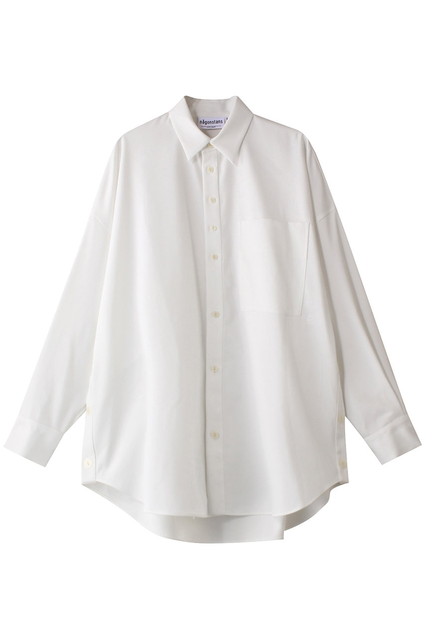 nagonstans POLYCHINO Relax ルーズSH/シャツ (Salt, M) ナゴンスタンス ELLE SHOP nagonstans POLYCHINO Relax ルーズSH/シャツ (Salt, M) ナゴンスタンス ELLE SHOP