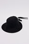 2.5レイヤータフタ Back tie Hat/ハット ナゴンスタンス/nagonstans Black