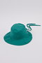 2.5レイヤータフタ Back tie Hat/ハット ナゴンスタンス/nagonstans Emerald