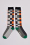 Block check Socks/ソックス ナゴンスタンス/nagonstans Hai