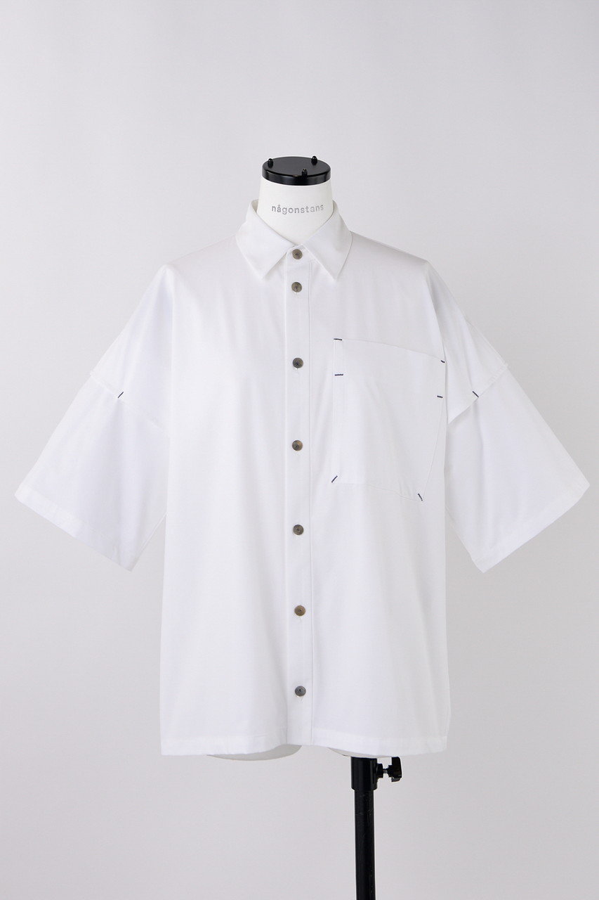 nagonstans Water Repellentストレッチ Multi PKT SH/シャツ (Salt, M) ナゴンスタンス ELLE SHOP nagonstans Water Repellentストレッチ Multi PKT SH/シャツ (Salt, M) ナゴンスタンス ELLE SHOP