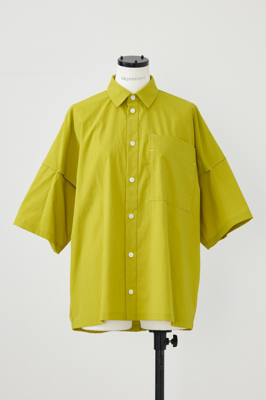 nagonstans Spun touch Taffeta Multi PKT SH/シャツ (Turmeric, M) ナゴンスタンス ELLE SHOP nagonstans Spun touch Taffeta Multi PKT SH/シャツ (Turmeric, M) ナゴンスタンス ELLE SHOP