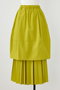 Spun touch Taffeta レイヤードSK/スカート ナゴンスタンス/nagonstans Turmeric