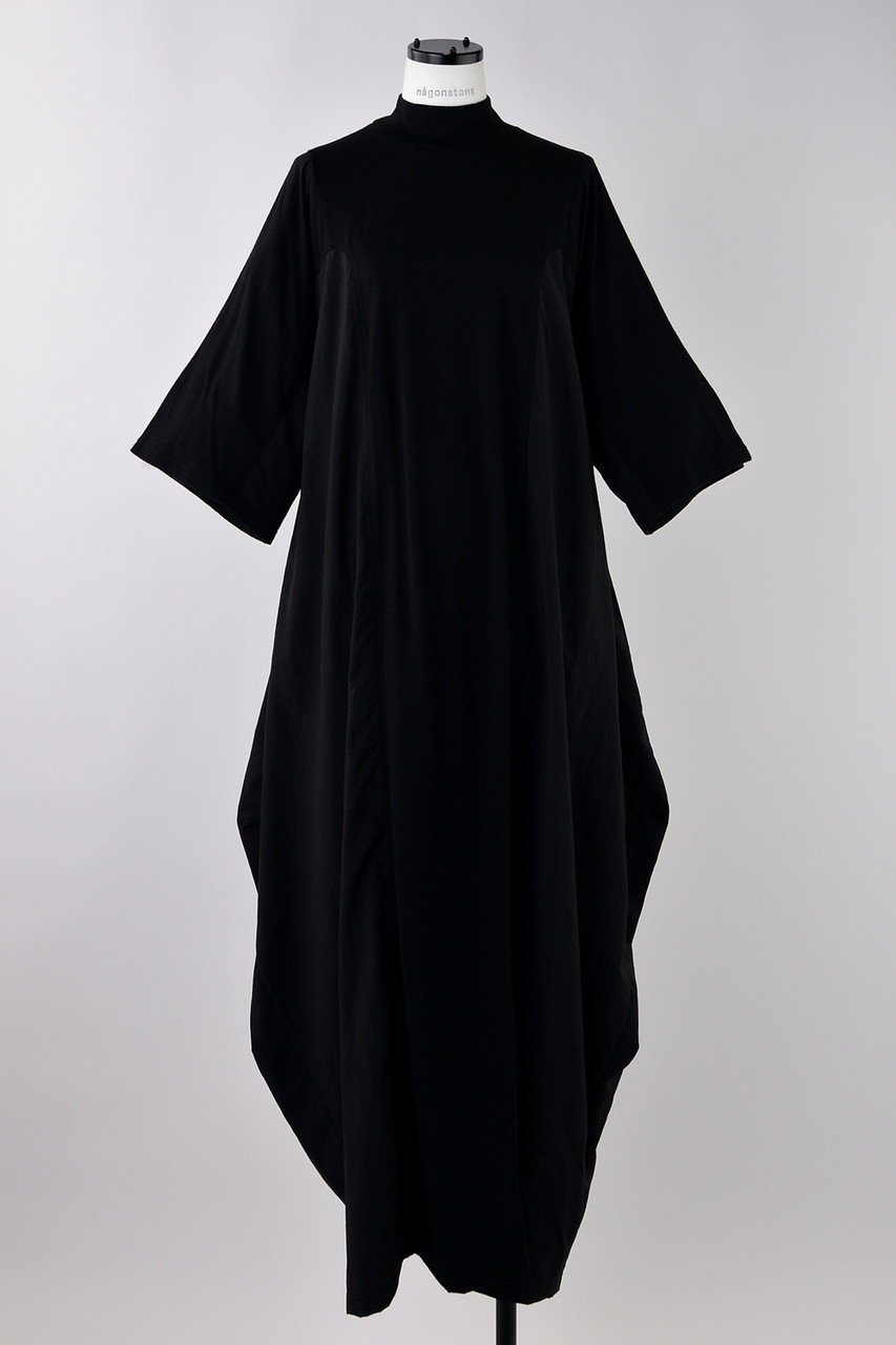 nagonstans ソフト天竺 切替立体DRS/ドレス (Black, M) ナゴンスタンス ELLE SHOP nagonstans ソフト天竺 切替立体DRS/ドレス (Black, M) ナゴンスタンス ELLE SHOP