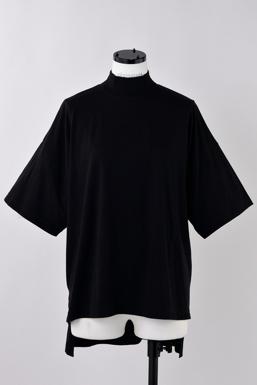 nagonstans ソフト天竺 Stand loose T-SH/Tシャツ (Black, M) ナゴンスタンス ELLE SHOP nagonstans ソフト天竺 Stand loose T-SH/Tシャツ (Black, M) ナゴンスタンス ELLE SHOP