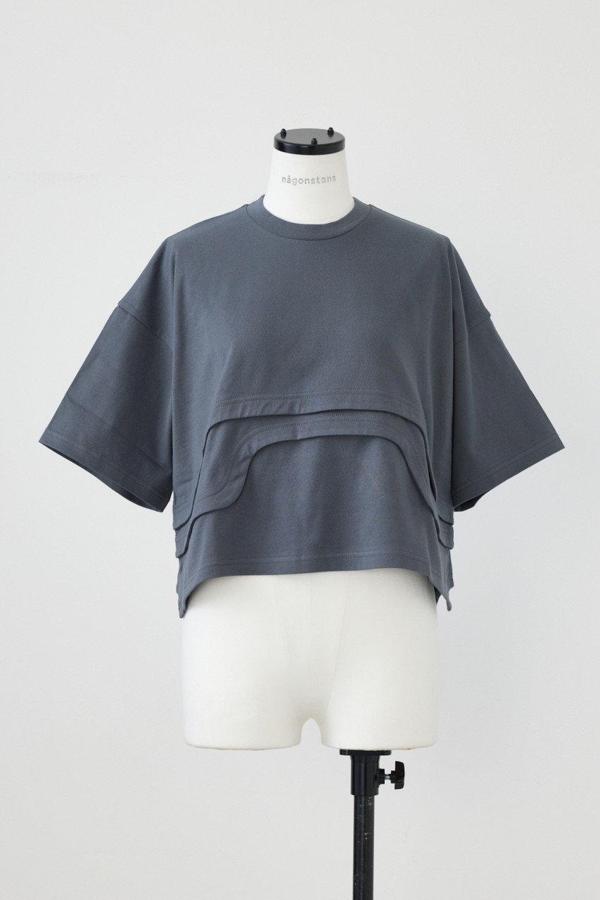 nagonstans コーマ天竺 レイヤーヘムT/SH/Tシャツ (Cement, M) ナゴンスタンス ELLE SHOP nagonstans コーマ天竺 レイヤーヘムT/SH/Tシャツ (Cement, M) ナゴンスタンス ELLE SHOP