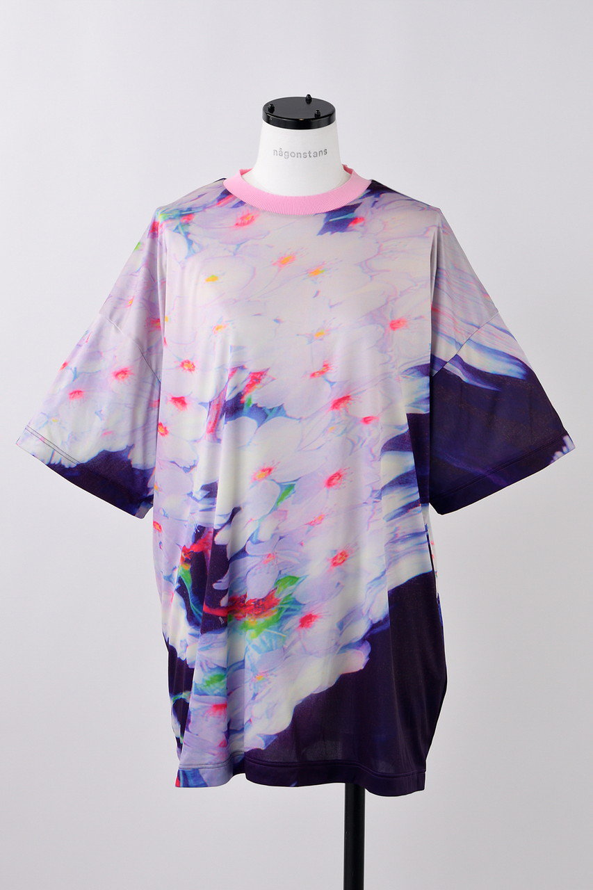 nagonstans Spring Summer Flowers T/SH/Tシャツ (Peach, M) ナゴンスタンス ELLE SHOP nagonstans Spring Summer Flowers T/SH/Tシャツ (Peach, M) ナゴンスタンス ELLE SHOP