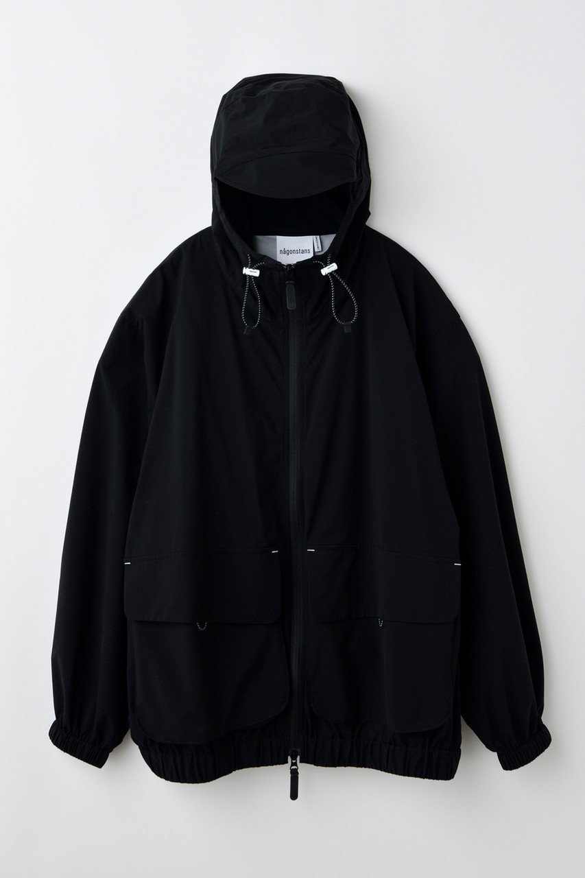 nagonstans 2.5レイヤータフタ 立体PKTミニマルブルゾン (Black, S) ナゴンスタンス ELLE SHOP nagonstans 2.5レイヤータフタ 立体PKTミニマルブルゾン (Black, S) ナゴンスタンス ELLE SHOP