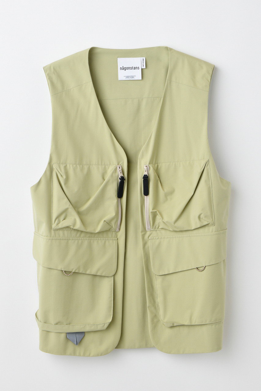 nagonstans 2.5レイヤータフタ 立体PKTルーズベスト (Sand, M) ナゴンスタンス ELLE SHOP nagonstans 2.5レイヤータフタ 立体PKTルーズベスト (Sand, M) ナゴンスタンス ELLE SHOP