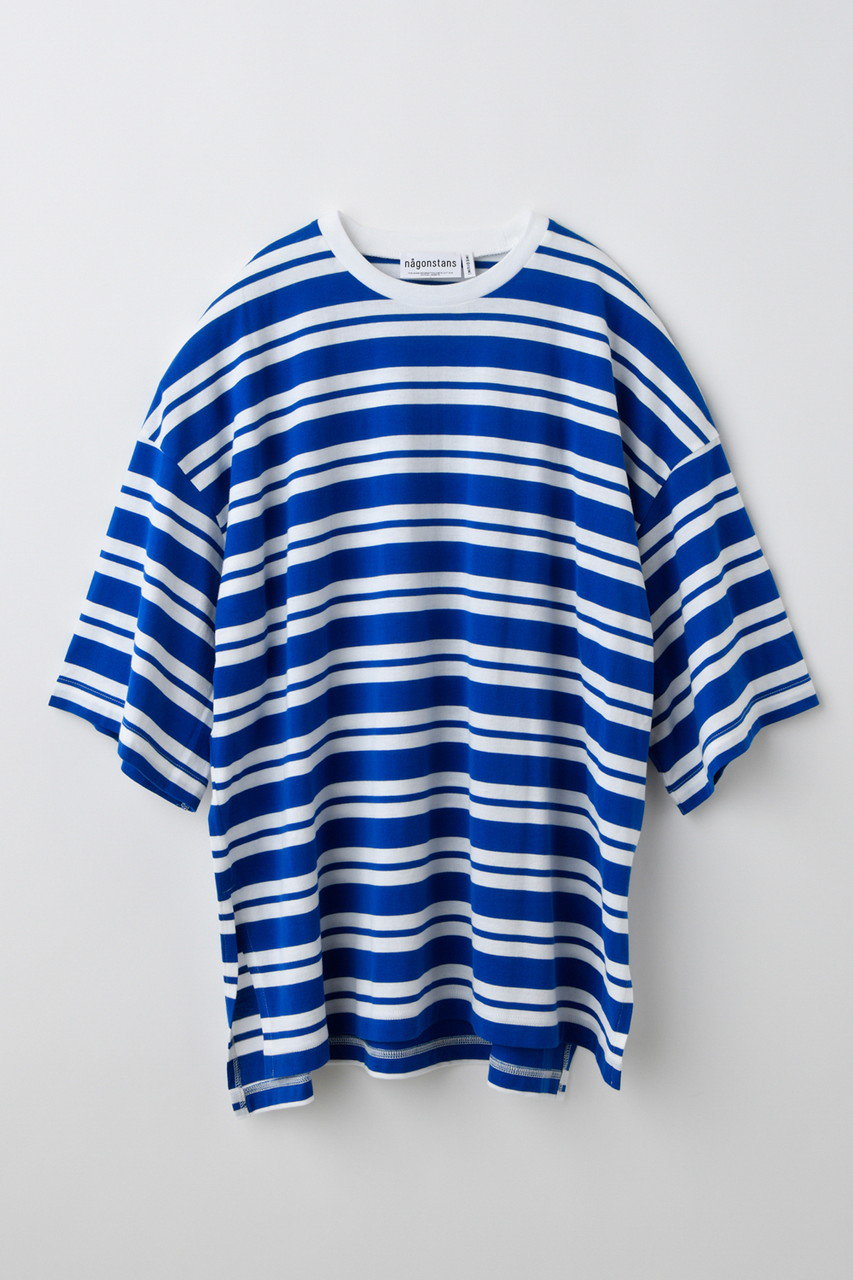 nagonstans Border T/SH Tシャツ (Sky, M) ナゴンスタンス ELLE SHOP nagonstans Border T/SH Tシャツ (Sky, M) ナゴンスタンス ELLE SHOP