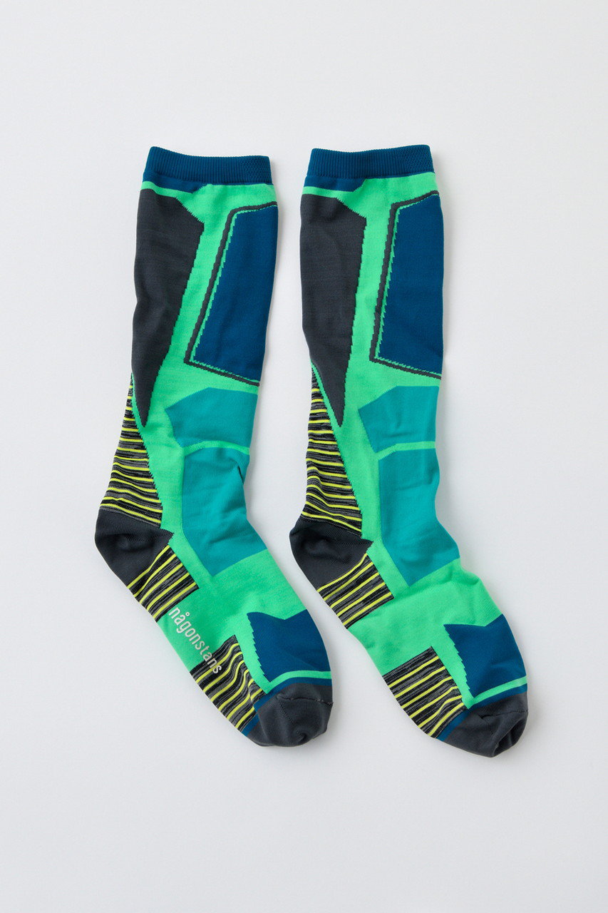 nagonstans Mix color Socks/ソックス (Lime, M) ナゴンスタンス ELLE SHOP nagonstans Mix color Socks/ソックス (Lime, M) ナゴンスタンス ELLE SHOP