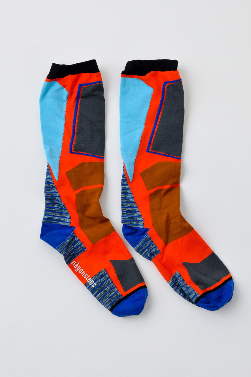 nagonstans Mix color Socks/ソックス (Orange, M) ナゴンスタンス ELLE SHOP nagonstans Mix color Socks/ソックス (Orange, M) ナゴンスタンス ELLE SHOP