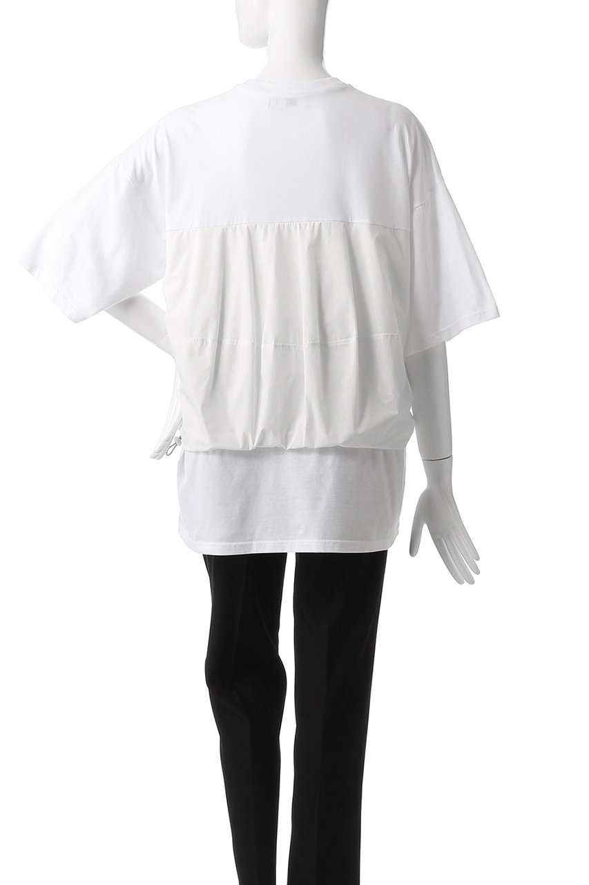 ナゴンスタンス　woven combination t-shirt woven combination t-shirt｜M｜Salt｜cut and sewn｜någonstans